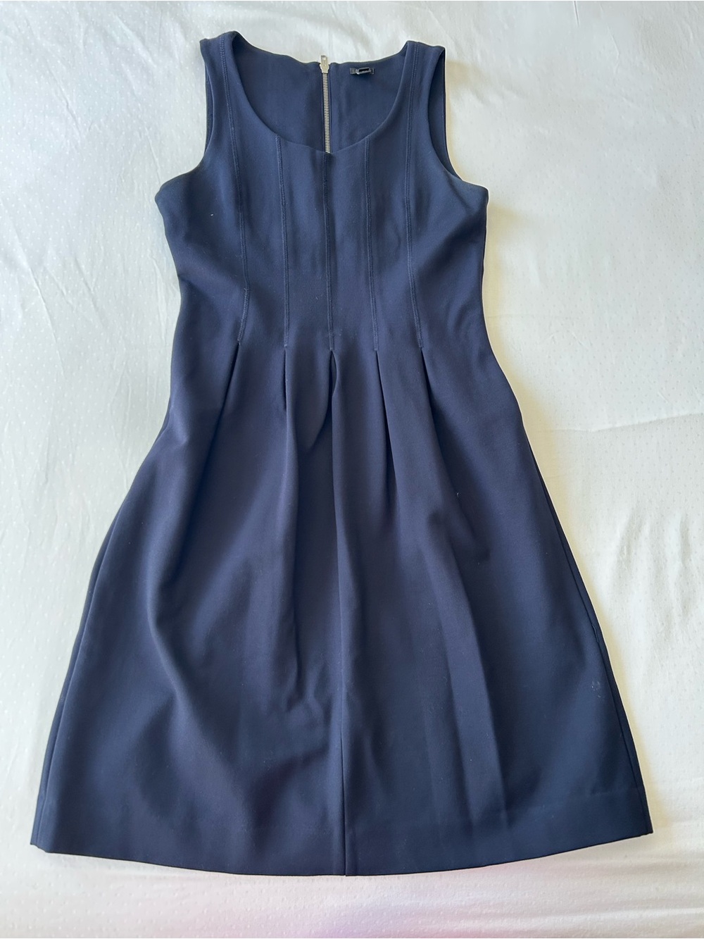J.Crew Navy Fit-and-Flare Dress (Size 6)
